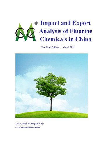 Import and Export Analysis of Fluorine Chemicals in China